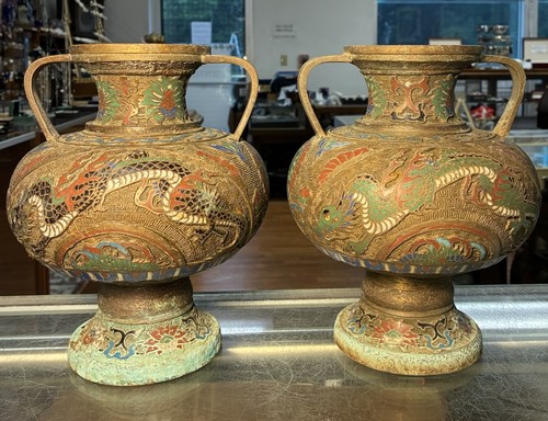 Antique japanese champleve - antique,