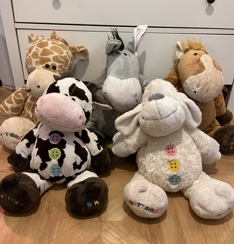 Large humatt buttons cow - large,