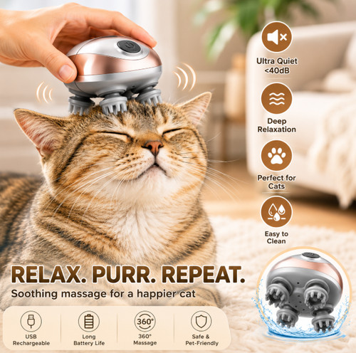 Massager electric cat body - massager,
