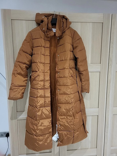 Ladies quilted puffer coat - ladies,