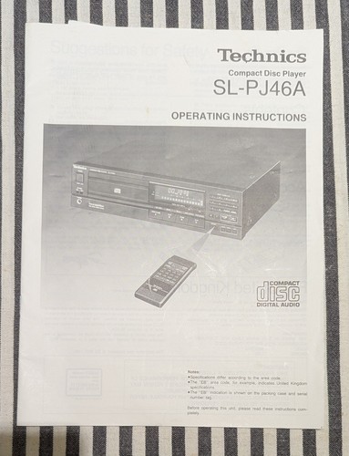 Technics pj46a compact disc - compact,