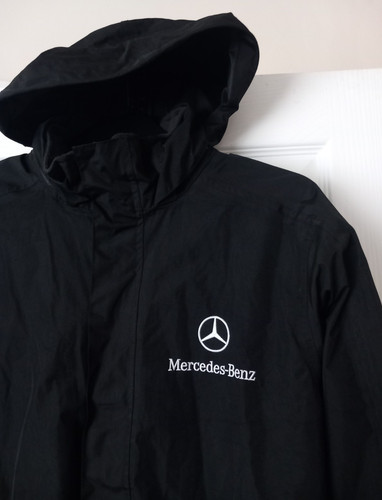 Mercedes benz black hooded - black,