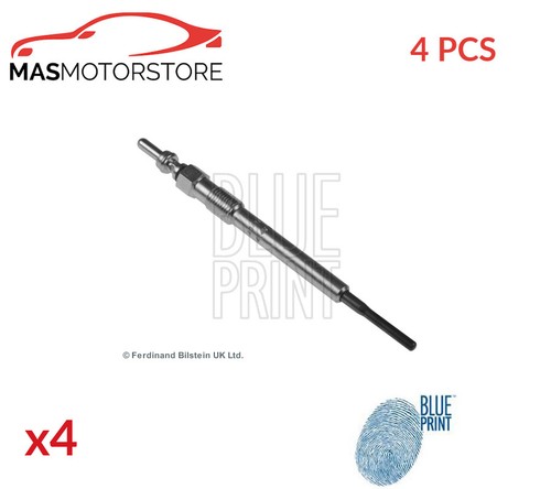 Engine glow plugs blue - glow, print