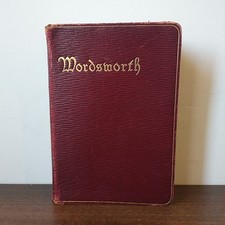 William Wordsworth Poetical Works Poetry Oxford 1905 Antique Leather Book