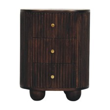 Striped Chestnut Fluted
