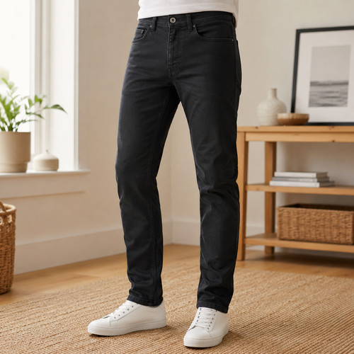 Livergy mens black slim fit - livergy,