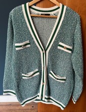 New Maje Lurex Green Blue