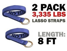 (2) 8' Lasso Strap Wheel Tire
