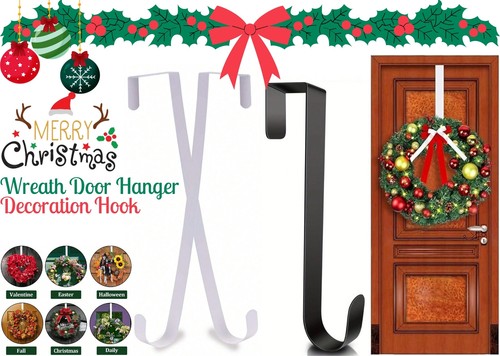 Over door wreath hanger - door,