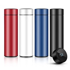 LED Display Water Bottles Travel Mugs Thermos Flask Gift Sets Hot/Cold Flask Set