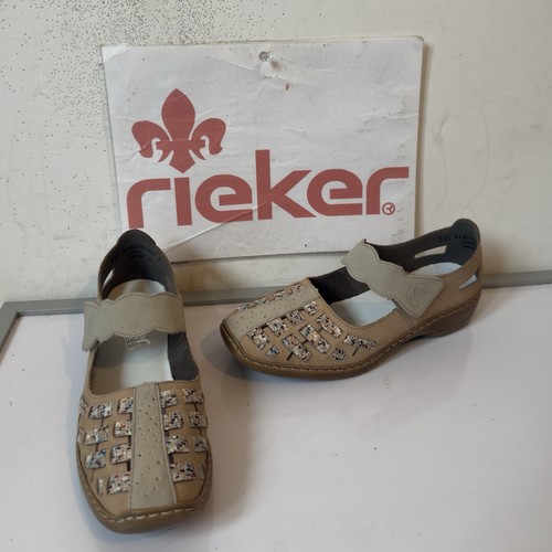 Rieker leather shoes - rieker, 6