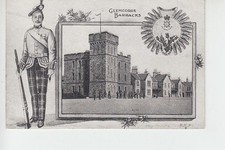 Royal Scots Badge,  Battle Honours & Soldier with Glencorse Barracks inset, Midl