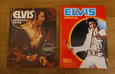 BOOK - X2 Vintage Elvis Presley Annuals Hardback Books Bundle Collection 