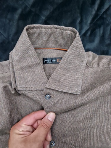 Corneliani italy brown long - italy,