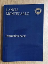 Lancia Montecarlo Instruction