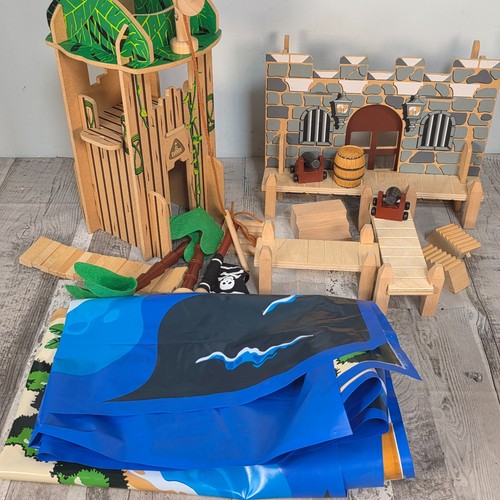 Elc pirate fort island wooden - pirate,