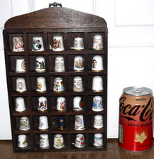 Set Of `30 Thimbles - British