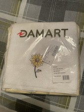 Damart 10 Piece Towel Bale White And Yellow New In Wrapper