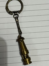 miniture brass miners key ring