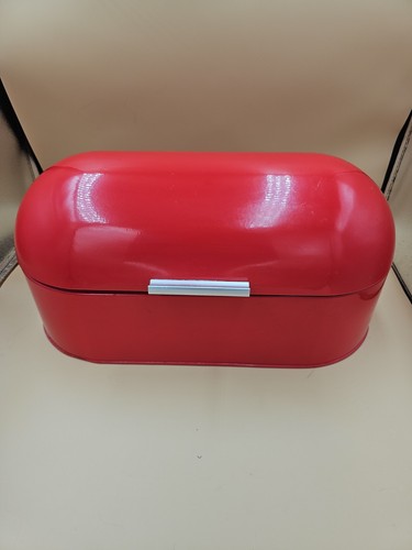 Bread bin red home - red,