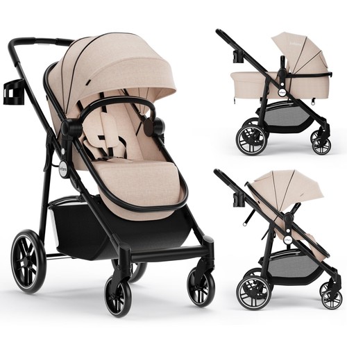 Baby stroller with high - in,