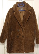 Tan Teddy Bear Coat Primark