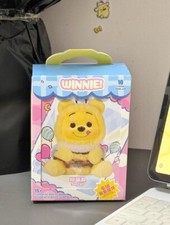MINISO WINNIE THE POOH PLUSH VINYL BLIND BOX PENDANT FIGURE TOY  HOT ART GIFT