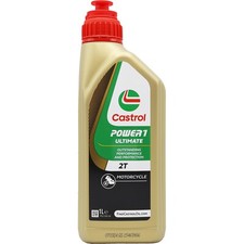 Castrol POWER1 ULTIMATE 2T Fully Synthetic 2 Stroke Motorcycle Engine Oil 1L