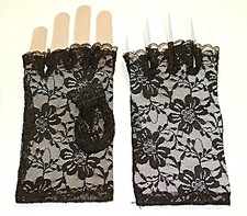 WOW VINTAGE STYLE NETTED BLACK