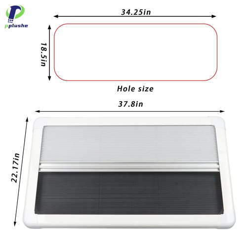 White motorhome blind - motorhome,