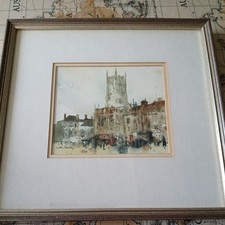 John Blockley Original Watercolour Cirencester