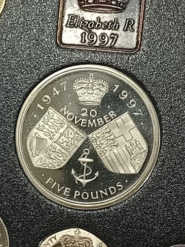 1997 elizabeth proof 5 - elizabeth, £5