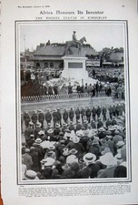 Antique Old Print 1908 Lady