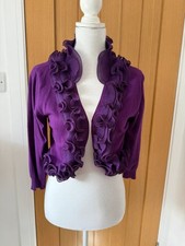 Vintage Purple knitted Bolero