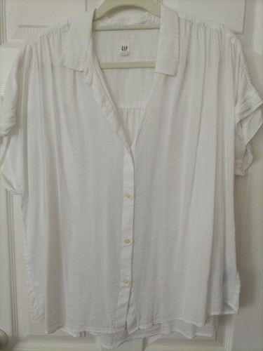 Gap white loose fit - white,
