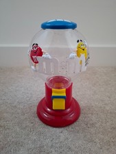M&M Candy Dispenser  Vintage Collectible Gumball Machine - Mars Retro