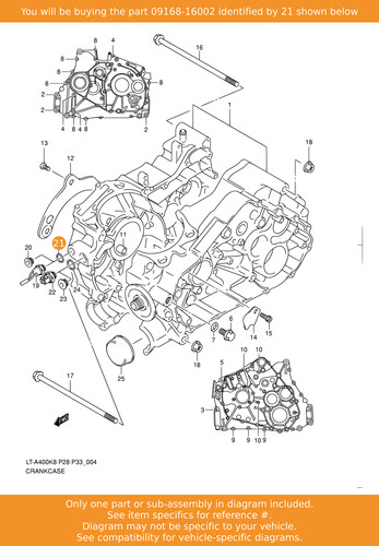 Suzuki gasket 09168 16002 oem - suzuki,