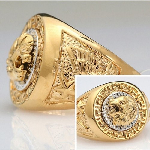 Mens gold filled lion - filled,