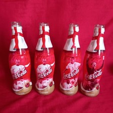 JOB LOT OF FOUR COCA COLA FIFA WORLD CUP 2002, EMOTY COLLECTORS BOTTLES