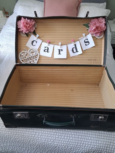 Wedding vintage suitcase for - wedding,