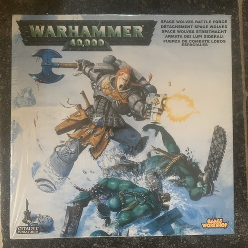 Warhammer space wolf - space,