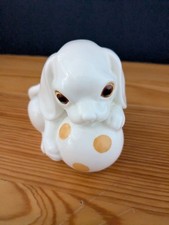 ROYAL OSBORNE Bone China Animal Figurines - Puppy with Ball