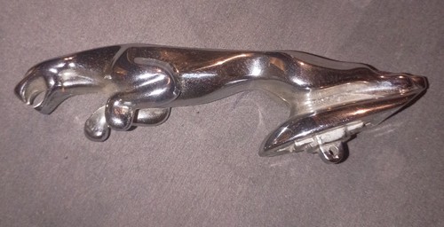 Chrome leaping jaguar hood - chrome,