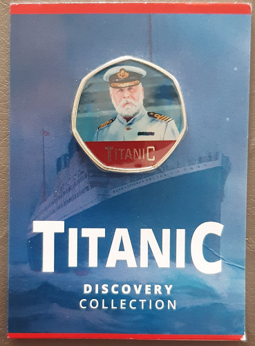 50p shaped coin titanic - 50p,