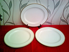 3 X Royal Worcester Somerset Oval Carving Serving Platter Plate 13.25" x 11.25