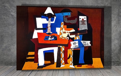 Pablo picasso three musicians - picasso,