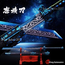 Sharp Blue Ninja Sword