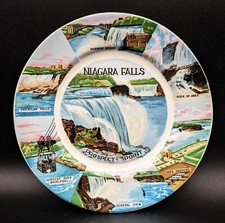 Niagara Falls 7" Collector Plate Vintage 1970's M.S. Product Made in Japan