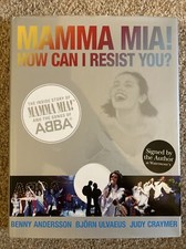 Signed MAMMA MIA! How Can I Resist You? Hardback Book. Benny & Bjorn From Abba