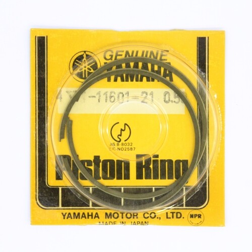 Yamaha piston ring set - piston,